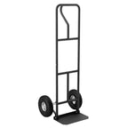 Chariot de manutention robuste Costway capacité 300 kg avec plaque nasale pliable Noir/Rouge