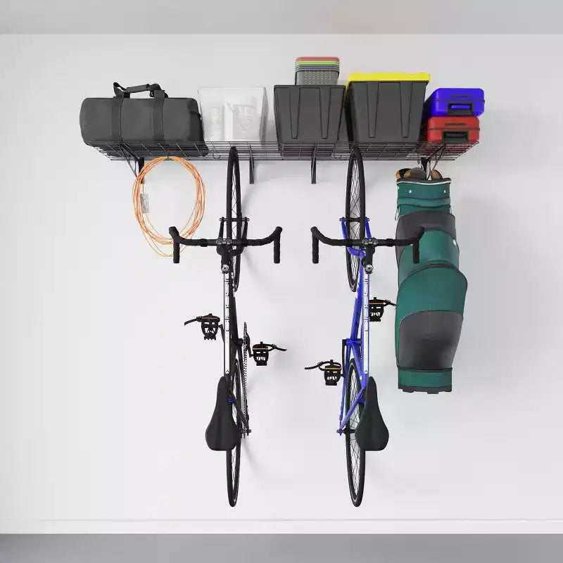 Support à vélos robuste avec 6 crochets - Capacité de rangement pour 4 vélos par Rad Sportz