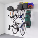 Support à vélos robuste avec 6 crochets - Capacité de rangement pour 4 vélos par Rad Sportz