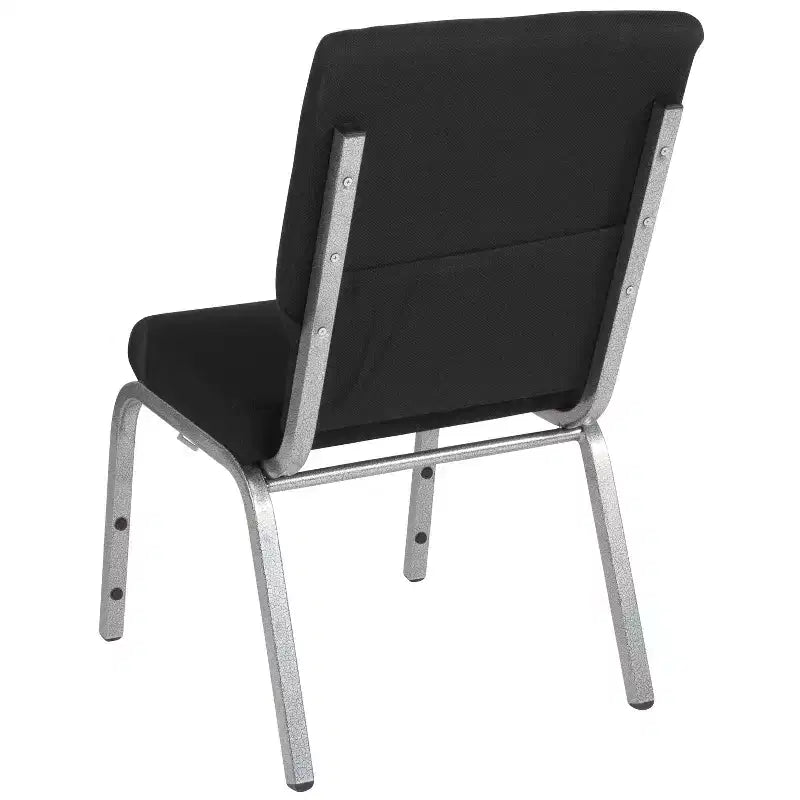 Lot de 4 chaises d'église empilables Emma et Oliver de 47 cm de large