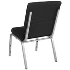 Lot de 4 chaises d'église empilables Emma et Oliver de 47 cm de large
