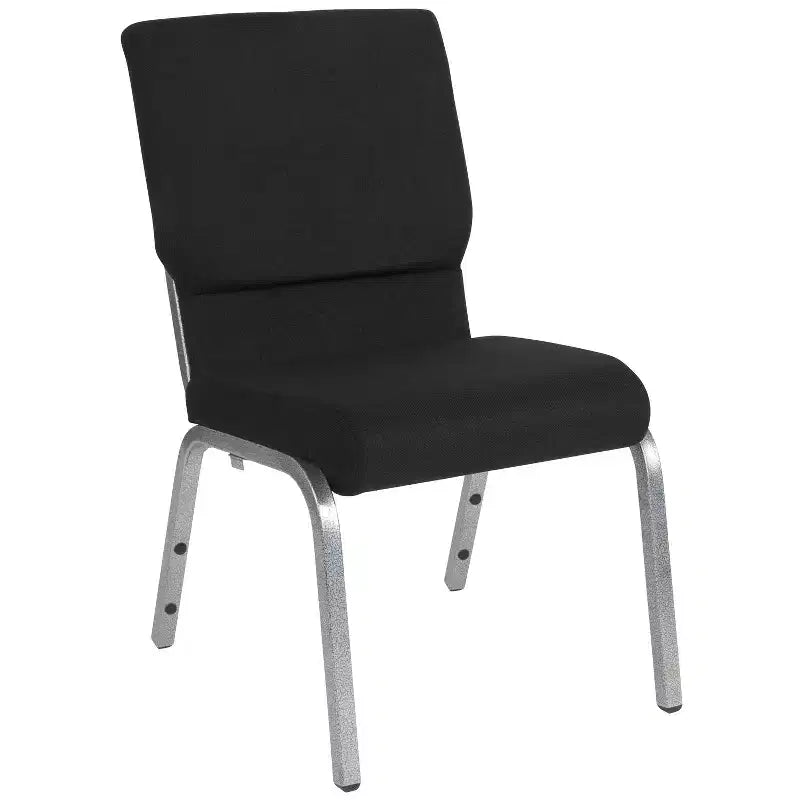 Lot de 4 chaises d'église empilables Emma et Oliver de 47 cm de large