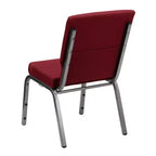 Lot de 4 chaises d'église empilables Emma et Oliver de 47 cm de large