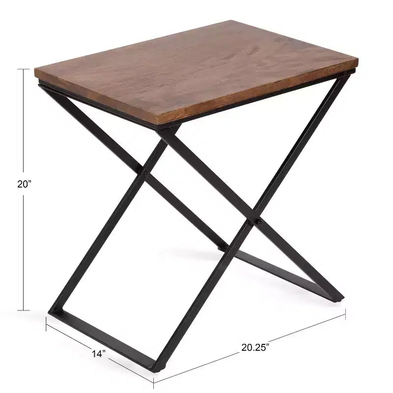 Table d'appoint pliante Kate and Laurel Laraway