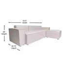 Flash Furniture Bridgetown Luxury Modular Sectional Sofa