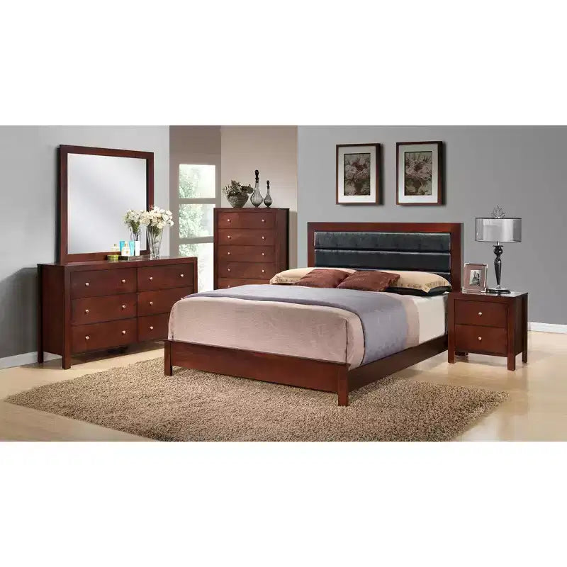 Lit Queen rembourré Passion Furniture Burlington
