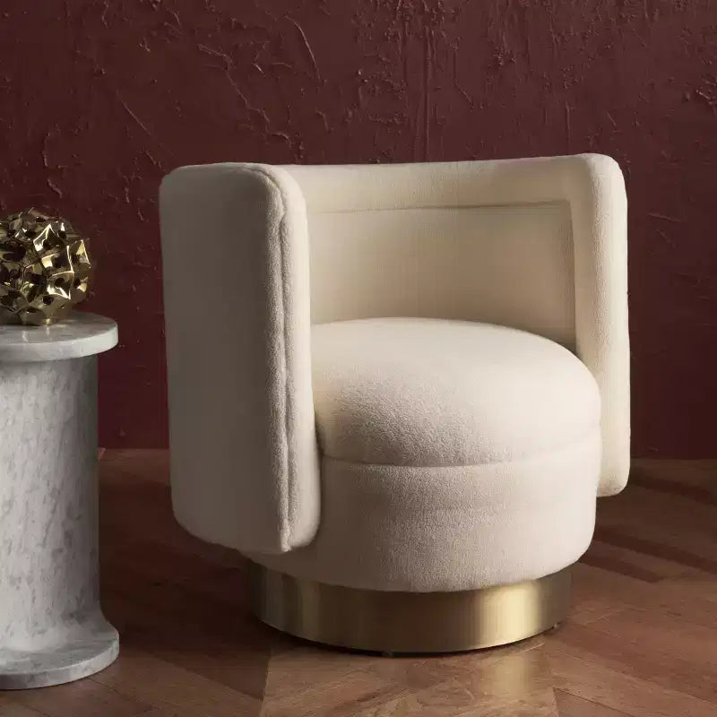Fauteuil d'appoint pivotant Brynlee - SFV4721 - Safavieh Couture