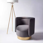 Fauteuil d'appoint pivotant Brynlee - SFV4721 - Safavieh Couture