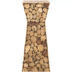 Jefferson Stand - FOX1005 - Medium Oak/Black - Safavieh Couture