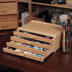 HG Art Concepts – Coffres de rangement pour artistes – Organisateur de studio haut de gamme pour tubes de peinture, pinceaux, crayons, marqueurs et plus encore !