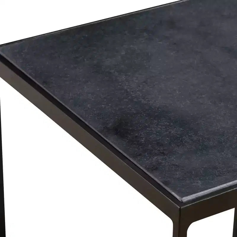 Table d'appoint Uttermost Sherwood à double étagère, 33 cm de large, noire