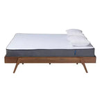 Cadre de lit Baxton Studio Sarita en bois de noyer de style Mid-Century Modern