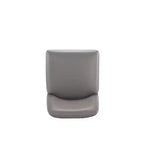 Tabouret de bar en métal rembourré en similicuir Serena de Manhattan Comfort