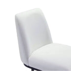 Tabouret de bar en métal rembourré en similicuir Serena de Manhattan Comfort