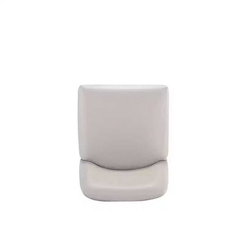 Tabouret de bar en métal rembourré en similicuir Serena de Manhattan Comfort
