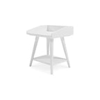 Signature Design by Ashley Blariden – Table d'appoint décontractée, blanc