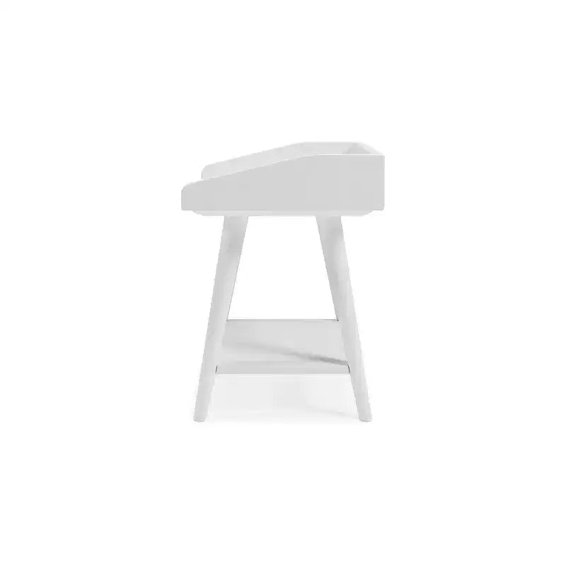 Signature Design by Ashley Blariden – Table d'appoint décontractée, blanc