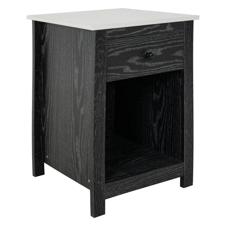 End Table with Drawer and Lower Shelf