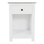 End Table with Drawer and Lower Shelf
