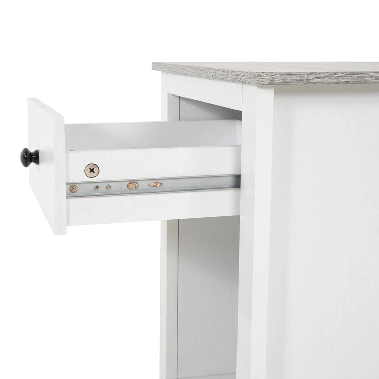 End Table with Drawer and Lower Shelf