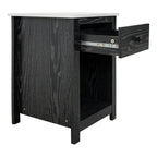 End Table with Drawer and Lower Shelf