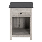 End Table with Drawer and Lower Shelf