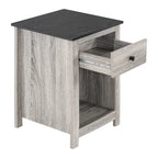 End Table with Drawer and Lower Shelf