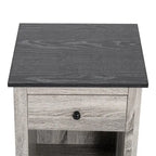 End Table with Drawer and Lower Shelf