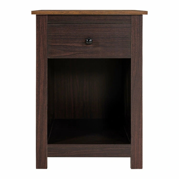 End Table with Drawer and Lower Shelf