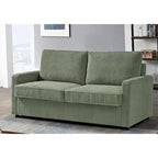 Corduroy 70-Inch Square Arms Sofa Bed
