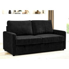 Corduroy 70-Inch Square Arms Sofa Bed