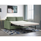 Corduroy 70-Inch Square Arms Sofa Bed