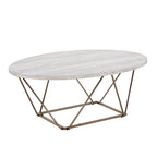 Ravine Faux Marble Top Coffee Table