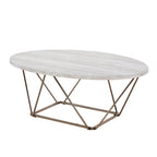 Ravine Faux Marble Top Coffee Table