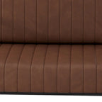 PU Leather Accent Chair with Padded Backrest