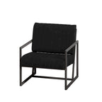 PU Leather Accent Chair with Padded Backrest