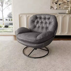 EUREKA ERGONOMIC Camden, Fauteuil de salon pivotant moderne