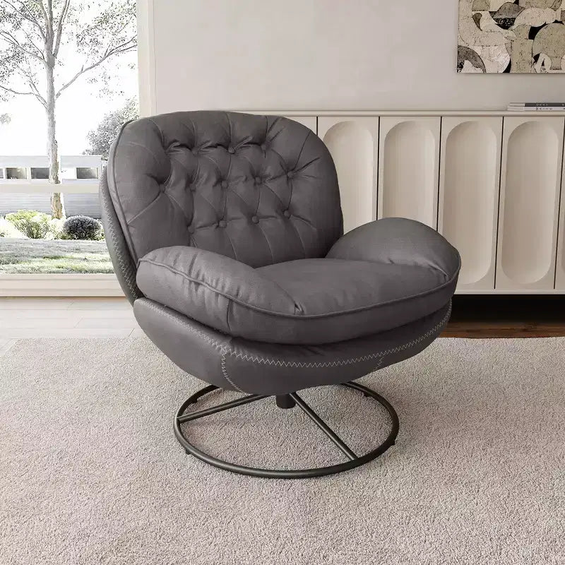 EUREKA ERGONOMIC Camden, Fauteuil de salon pivotant moderne