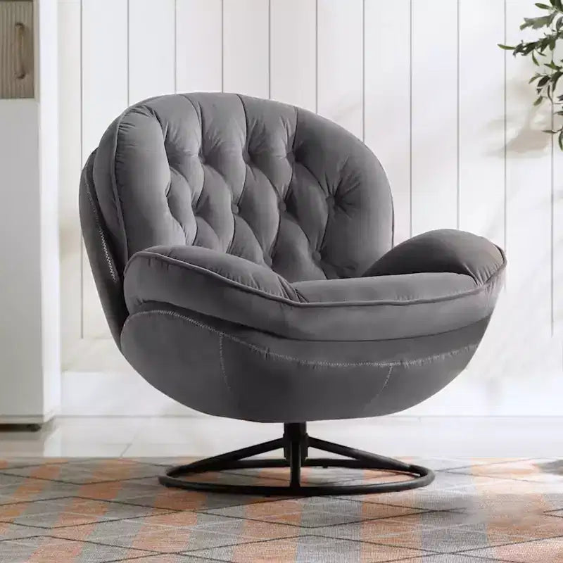 EUREKA ERGONOMIC Camden, Fauteuil de salon pivotant moderne