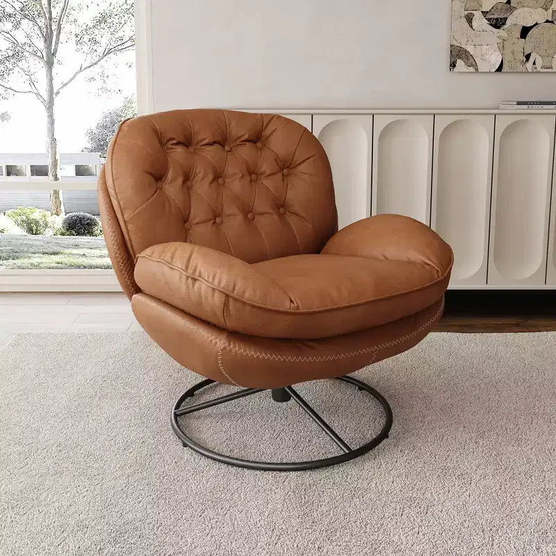 EUREKA ERGONOMIC Camden, Fauteuil de salon pivotant moderne