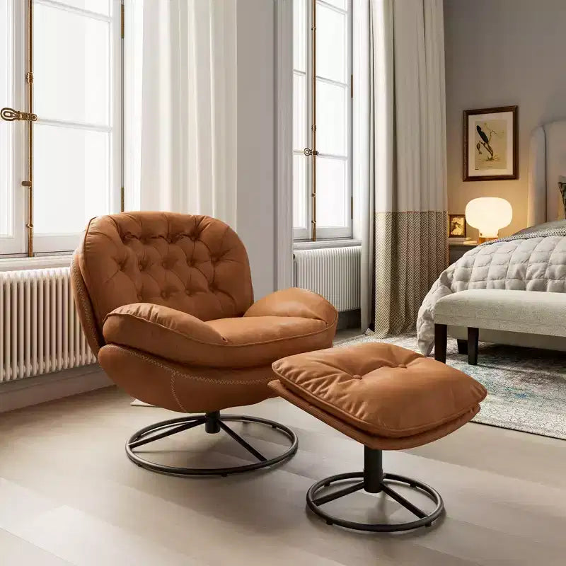EUREKA ERGONOMIC Camden, Fauteuil de salon pivotant moderne