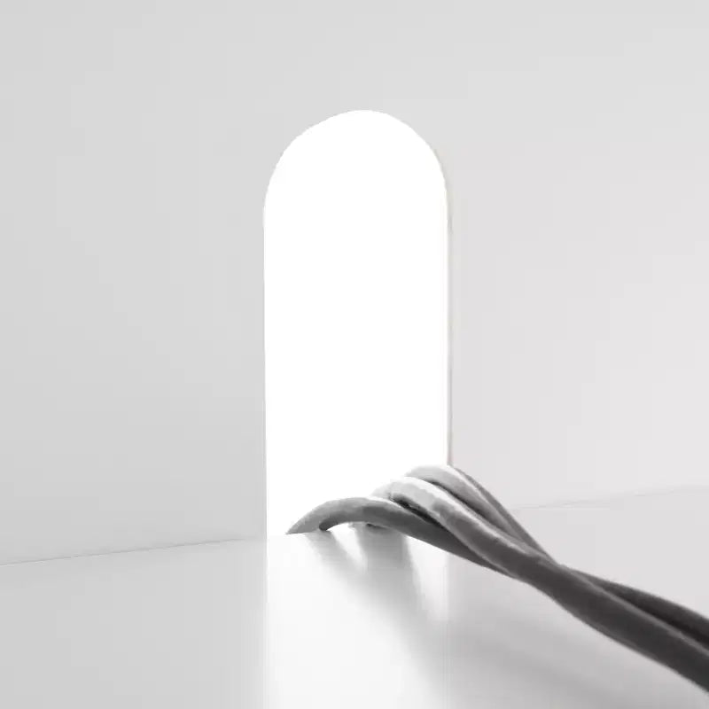 Meuble TV 2 portes 1 étagère Riya - MED5006 - Blanc - Safavieh
