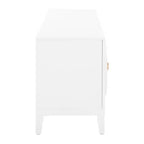 Meuble TV 2 portes 1 étagère Riya - MED5006 - Blanc - Safavieh