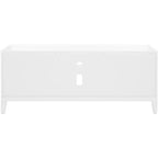 Meuble TV 2 portes 1 étagère Riya - MED5006 - Blanc - Safavieh