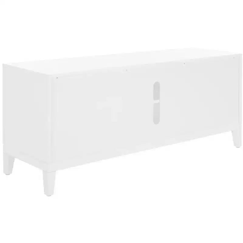 Meuble TV 2 portes 1 étagère Riya - MED5006 - Blanc - Safavieh