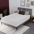FDW 12 Inch Green Tea Memory Foam Mattress Cooling Gel Infused Mattress,Fiberglass Free/CertiPUR-US Certified/Bed-in-a-Box,White
