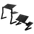 Folding Laptop Desk with Cooling Fan and Mouse Pad