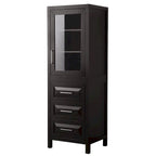 Linen Tower with Cabinet Storage and 3 Drawers