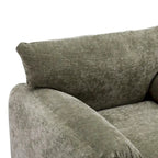 38.6" W Oversized Accent Armchair with Chenille Upholstery
