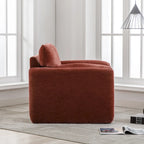 38.6" W Oversized Accent Armchair with Chenille Upholstery